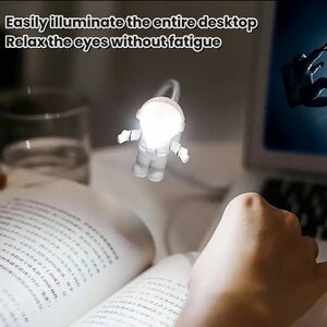 New Astronaut Led Night Light With Usb - Adjustable Arm & Height